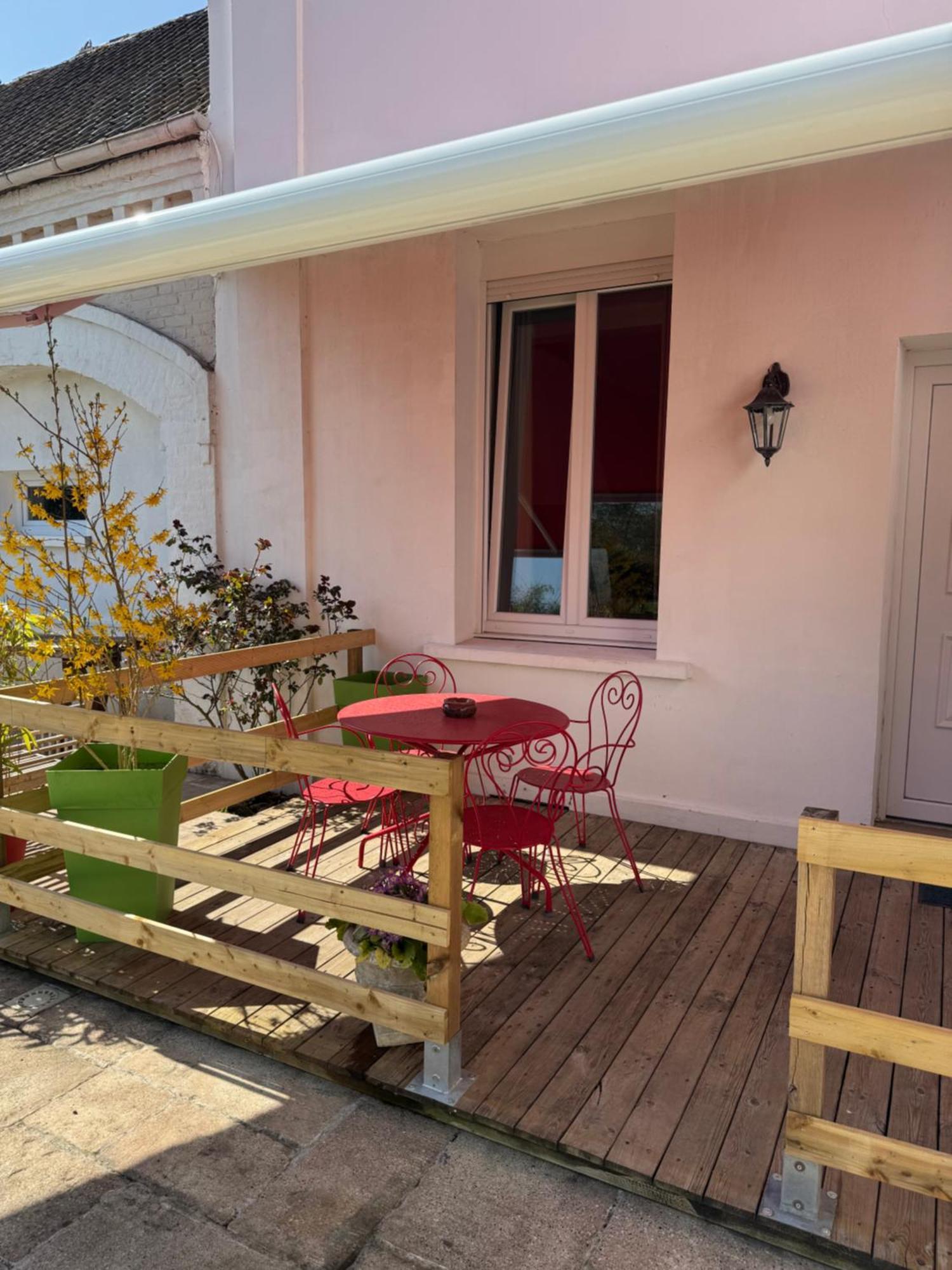 Bed and Breakfast Au Bois Dormant Huby-Saint-Leu Esterno foto