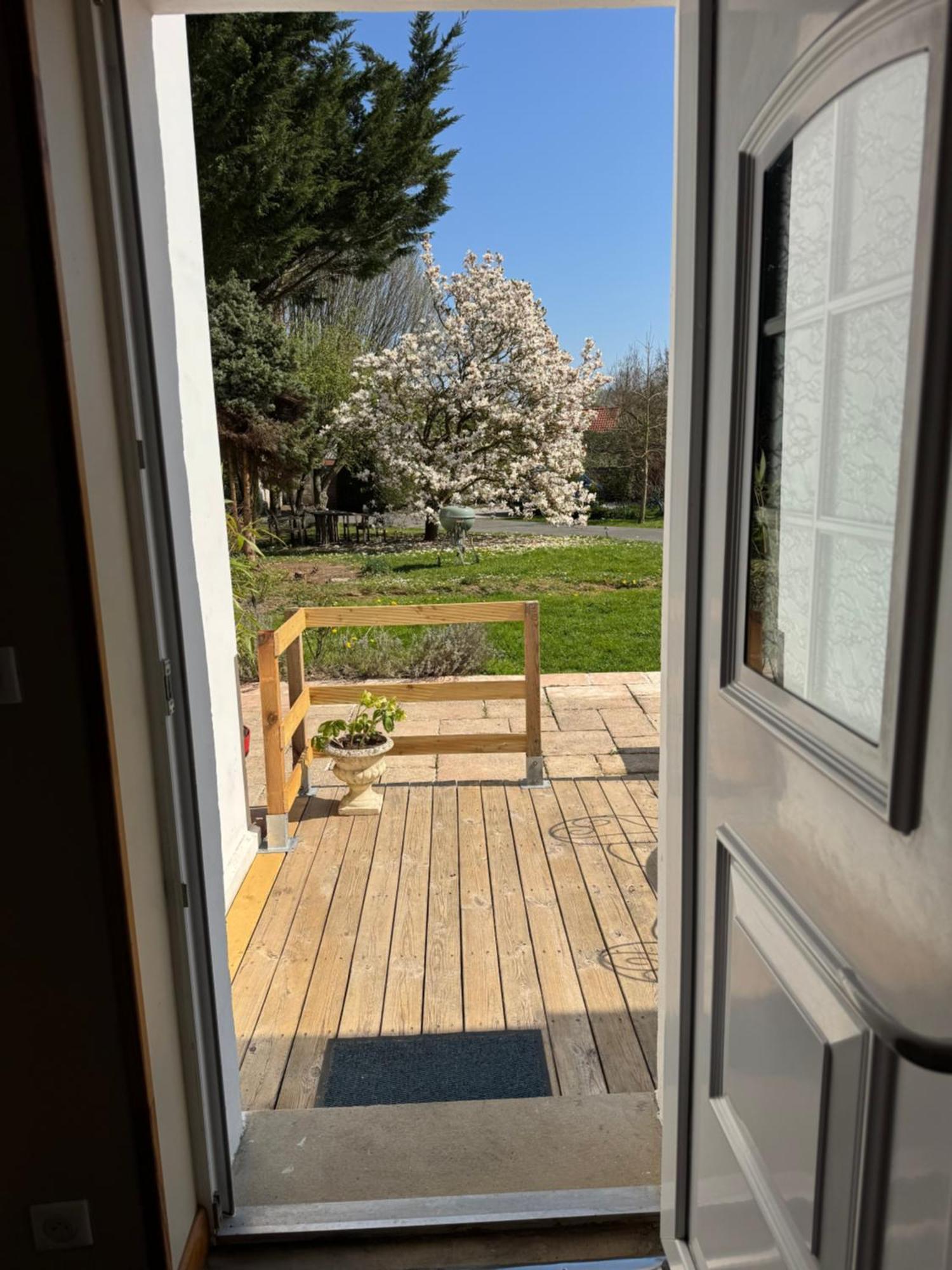 Bed and Breakfast Au Bois Dormant Huby-Saint-Leu Esterno foto
